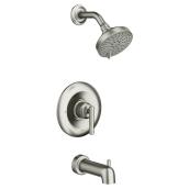 Gibson Tub and Shower Faucet - 1-Handle - Brushed Nickel