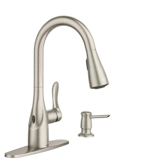 Moen Arlo Pull Out Kitchen Faucet Motionsense Handle Ss