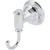 Moen Ellsworth Robe Hook - Chrome - Hardware Included - 2-in L x 3 9/64-in Projection