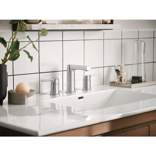 Moen Rinza Bathroom Faucet - 2 Handles - Chrome