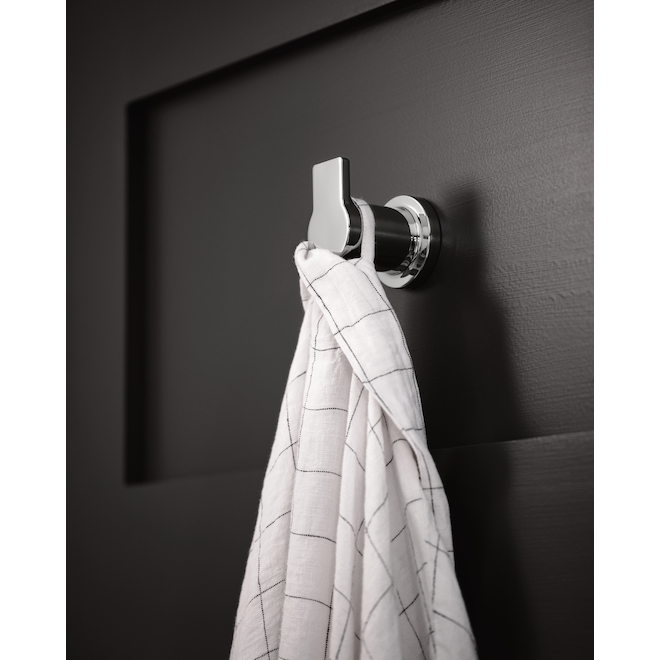 Moen Rinza 2-in Chrome Finish Towel and Robe Hook Y1103CH | RONA