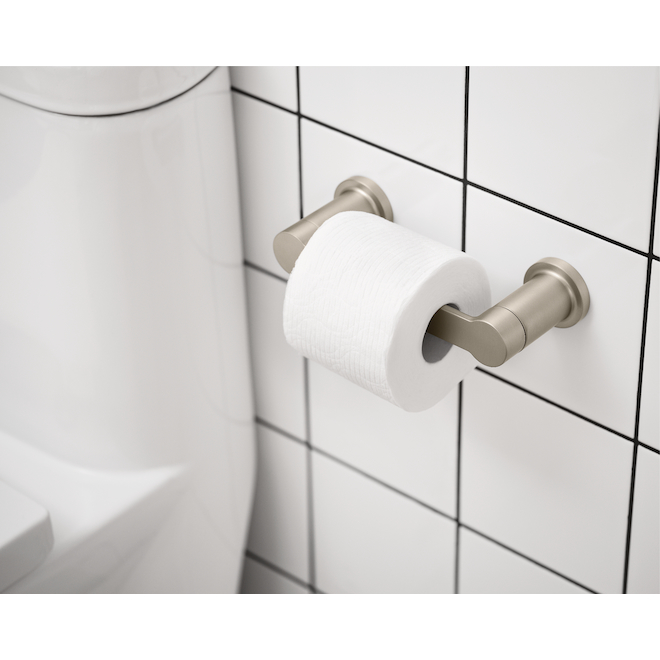 Moen Rinza Brushed Nickel Finish Pivoting Toilet Paper Holder