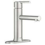 Moen Arlys Spot Resist Brushed Nickel 1-Handle WaterSense Bathroom Sink Faucet