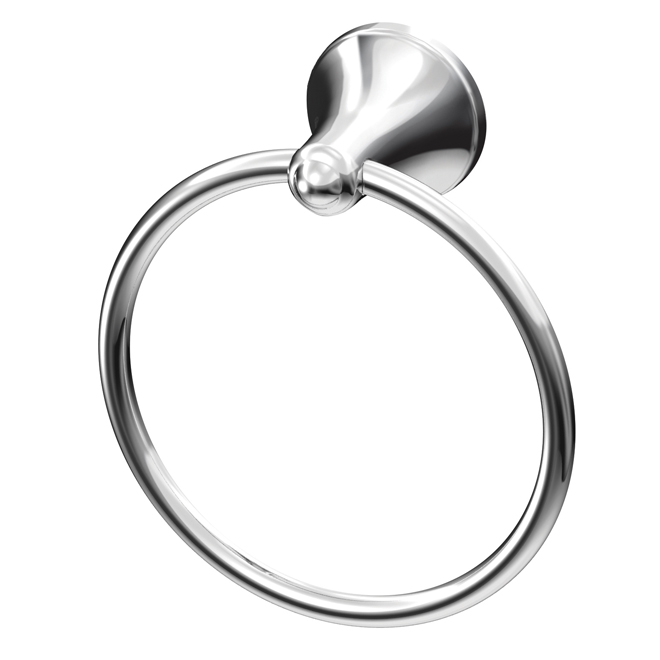 MOEN Laia Chrome Finish Metal Closed Towel Ring