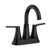 Moen Mikah 2-Handle Black Matte Lavatory Faucet - 8-in