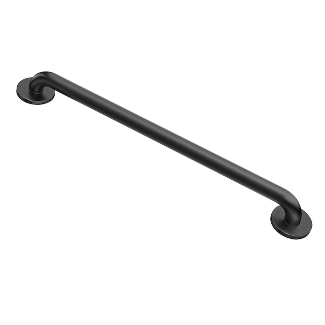 Moen Concealed Grab Bar 24 x 1.25 Matte Black