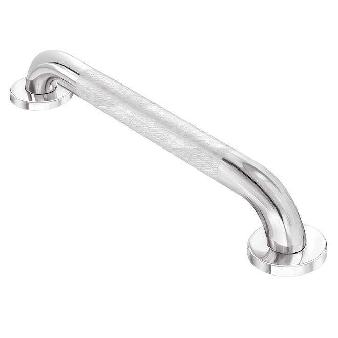 Moen Concealed Grab Bar Peened 18 x 1.5 Chrome