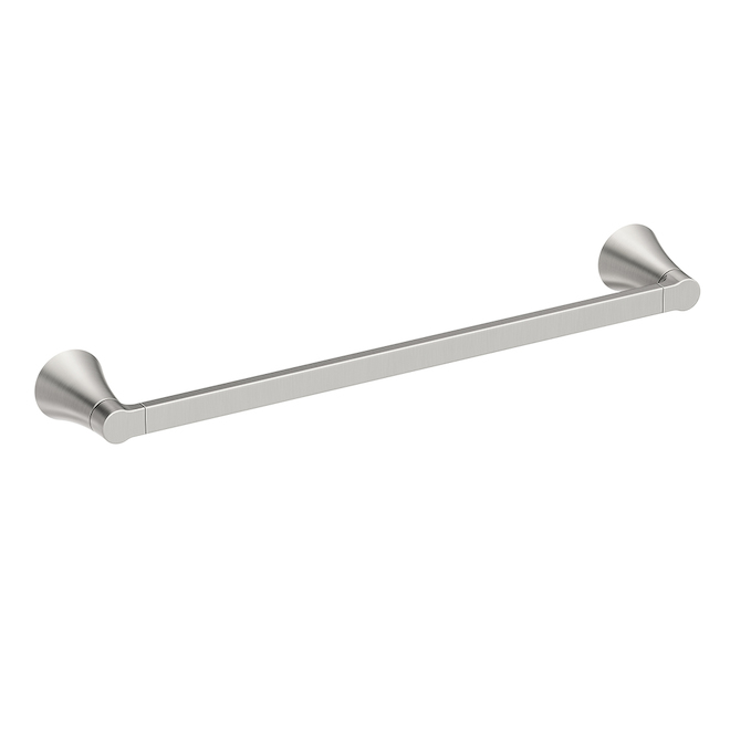 Moen Mikah 24 In Brushed Nickel Single Towel Bar Y0724BN RONA   15025913 L 