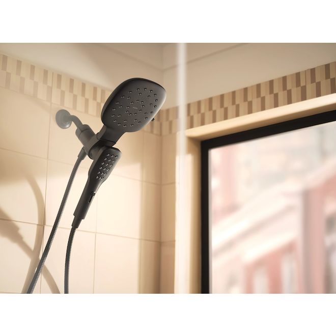 MOEN Zyla Tub and Shower Faucet Kit with 1 Handle - Matte Black