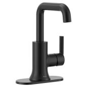 MOEN Zyla Bathroom Faucet with 1 Handle and Bent Tube Spout - Matte Black