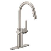 MOEN Joric Kitchen Faucet with 1 Handle and Pull-Down Spout - Stainless Steel