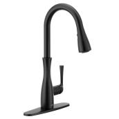 MOEN Arlia Kitchen Pulldown Faucet with 1 Handle - Matte Black