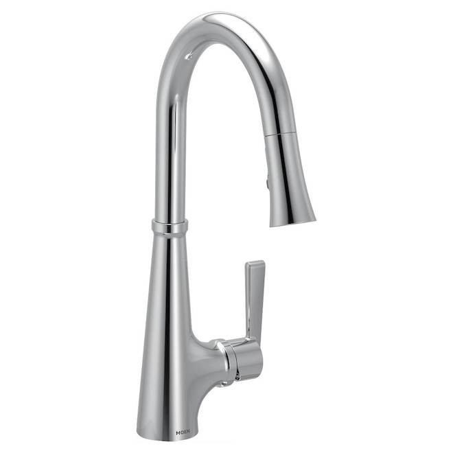 MOEN Joplin Pull-Down Kitchen Faucet with 1 Handle 16-in - Chrome