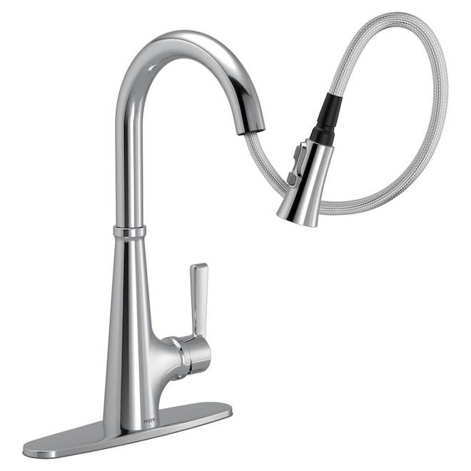 MOEN Joplin Pull-Down Kitchen Faucet with 1 Handle 16-in - Chrome
