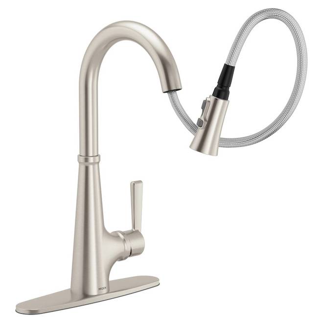 MOEN Joplin Pull-Down Kitchen Faucet with 1 Handle 16-in - Spot Resist Stainless Steel