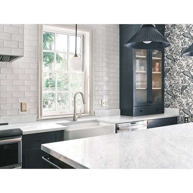 MOEN Joplin Pull-Down Kitchen Faucet with 1 Handle 16-in - Spot Resist Stainless Steel