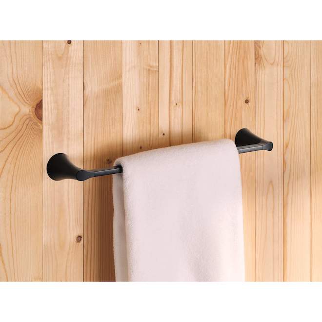 MOEN Graeden Towel Bar 18-in - Matte Black