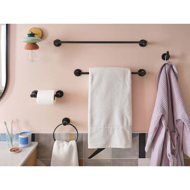 MOEN Avri Toilet Paper Holder Pivoting - Matte Black