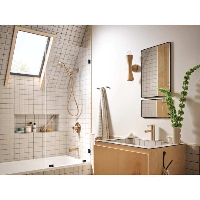 Moen Colinet Brushed Gold Diverter Spout Moen Colinet Brushed Gold Diverter Spout