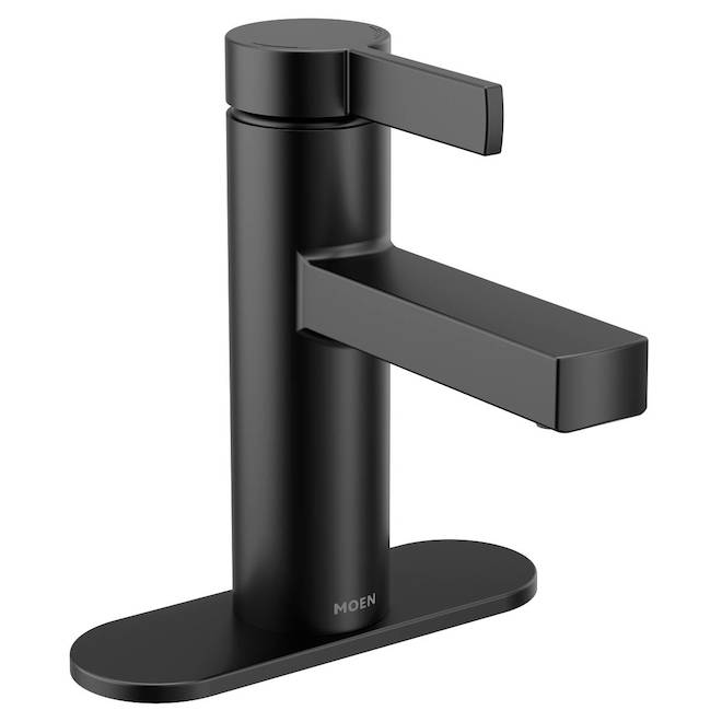 MOEN Beric Bathroom Faucet with 1 Handle - Matte Black