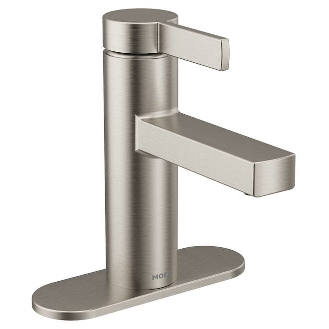 MOEN Beric Bathroom Faucet with 1 Handle - Brushed Nickel