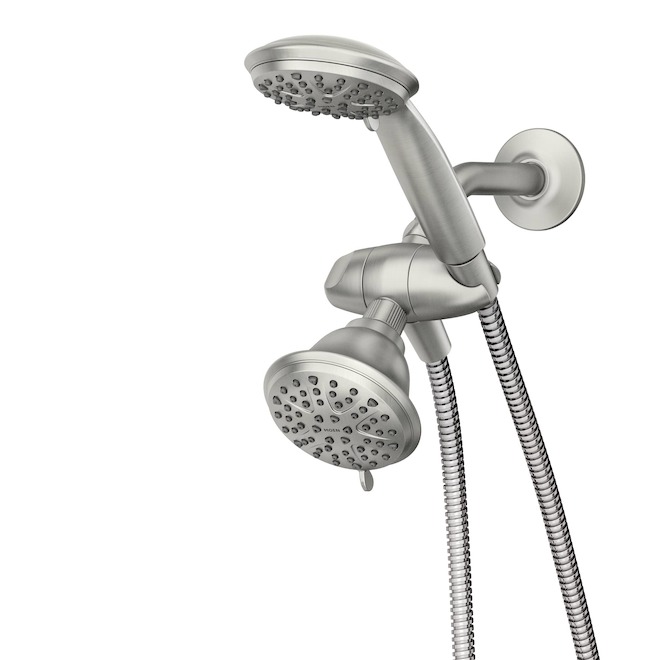 MOEN Attune Shower Head Set with 8 Settings and Hand Shower - Nickel ...