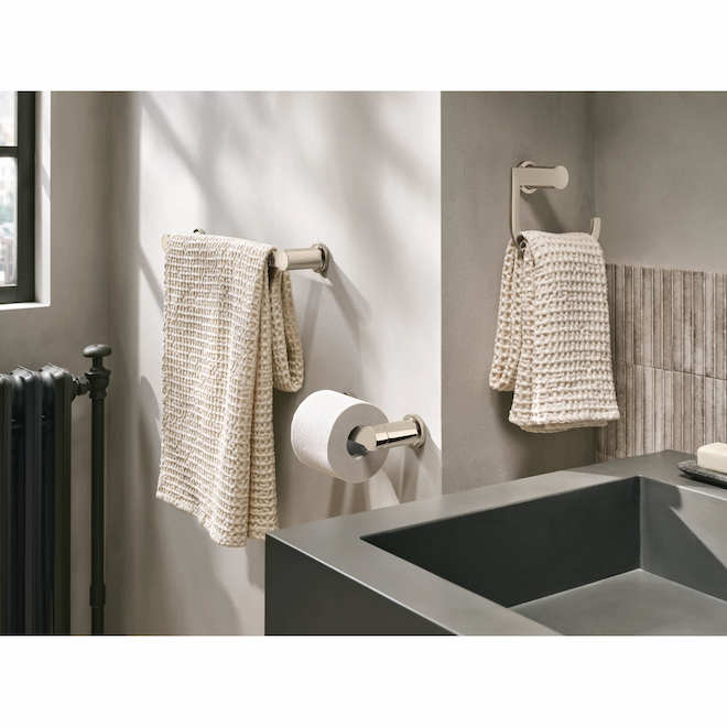 MOEN Rinz Bathroom Accessory Set in Polished Nickel - 3-Piece