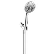 Project Source Chrome 5-function Handhel Shower Head - 4.3-in