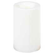 Inglow Flameless LED Candle - Colour Changing - 3-in x 5-in - White