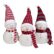 Bonhomme de neige, 6", nez clignotant, plastique, assorti