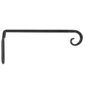 Hook Forged Rustic- Straight - 10'' - Black