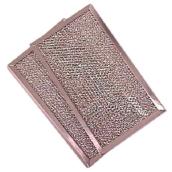 Filtre de remplacement en aluminium pour hotte, paquet de 2