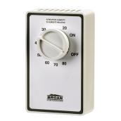 Broan Dehumidistat Control Switch - White - Dual Voltage - 4.45-in H x 3.75-in W