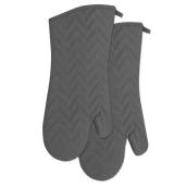 Gants de cuisine en coton, 2 pk, noir