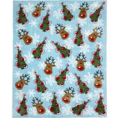 Holiday Throw - Reindeer - 48