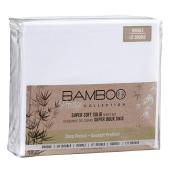 Ensemble de drap super doux, lit double, unis, blanc
