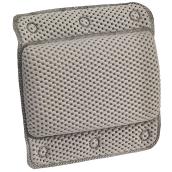 Head Rest - Suction Cups - PVC - 29 x 31 cm - Grey