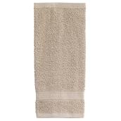 Débarbouillettes en coton Allure, sable, paquet de 2