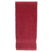 Débarbouillettes en coton Allure, rouge, paquet de 2