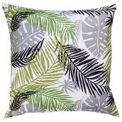 Coussin décoratif pour patio, polyester, 17