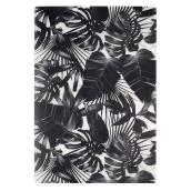 Placemats - Polypropylene Fabric - 13'' x 19'' - Black/White