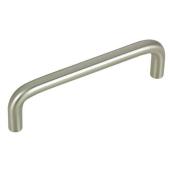 Richelieu Metal Pull Bar - Modern - Brushed Nickel - 5/16-in W x 3 13/16-in L - 1 3/16-in Projection