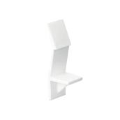 Richelieu Locking Shelf Clips - Plastic - White - 88-lb Load Capacity - 8-Pack