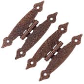 Richelieu Traditional H Hinges - Antique Copper - 2 1/16-in W x 3 15/32-in H - 2 Per Pack