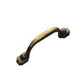 Richelieu Village Metal Arch Pull - Traditional - Burnished Brass - 9/32-in W x 4 1/8-in L - 31/32-in Projection