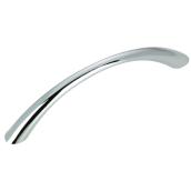 Richelieu Aluminum Arch Pull - Modern - Satin Chrome - 11/16-in W x 4 7/8-in L x 1 5/32-in Projection