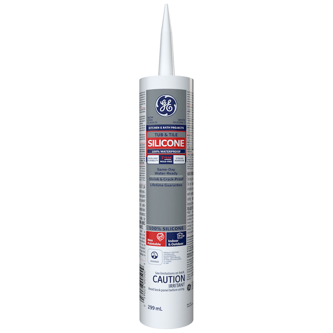 GE 299-ml Bathtub Sealant - White