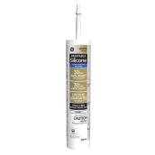 GE Silicone II Xtreme 299-ml Paint Sealant - White