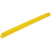 Grip Strip Anti-Slip Strip - Yellow Plastic - Pack of 2 - 32-in L x 2-in W