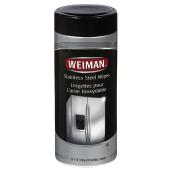 Lingettes nettoyantes Weiman pour l'acier inoxydable en paquet de 30